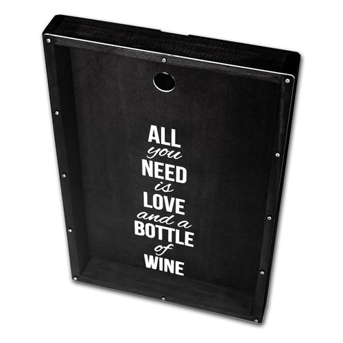 Caja Corchos Vino "All you need is Love and a bottle of Wine"