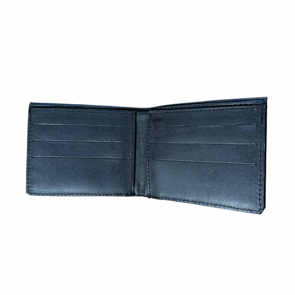 Cartera de Piel Café con Pelo de Res Café