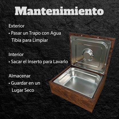 Kit Parrillero : Grillbox + Tabla + Utensilios
