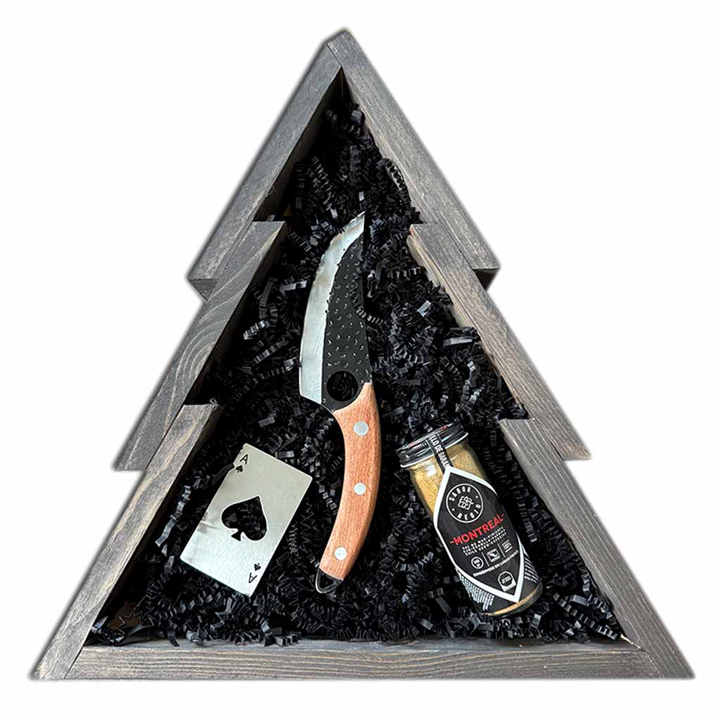 Canasta Pino Navidad Parrillera