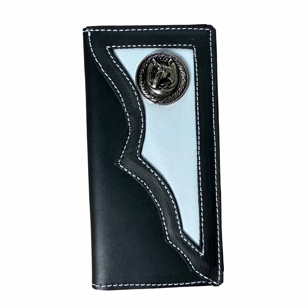 Cartera Vaquera Larga Negra