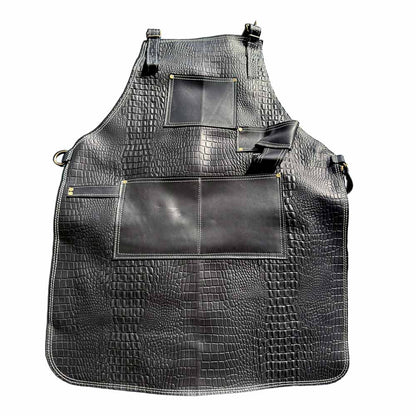 Mandil de Cuero "Black Caimán" Pro