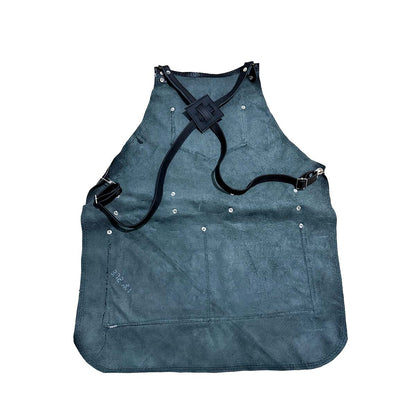 Mandil Parrillero "Black Silver" 100% Piel