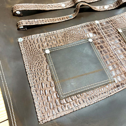 Mandil Parrillero "Caimán Ranch" 100% Piel