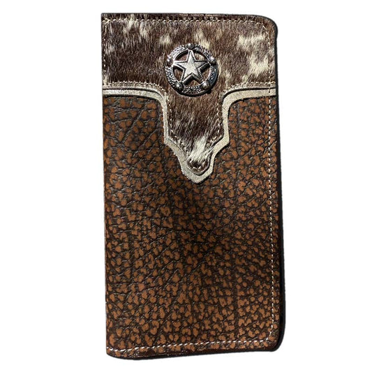 Cartera Larga de Piel