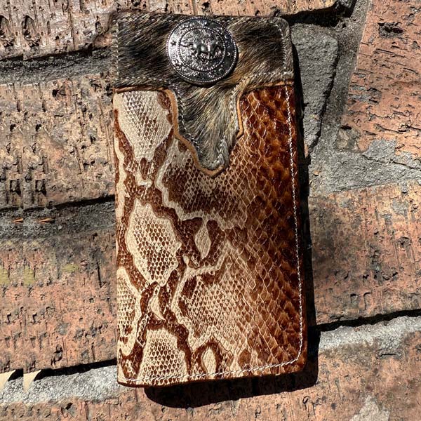 Cartera Larga de Piel