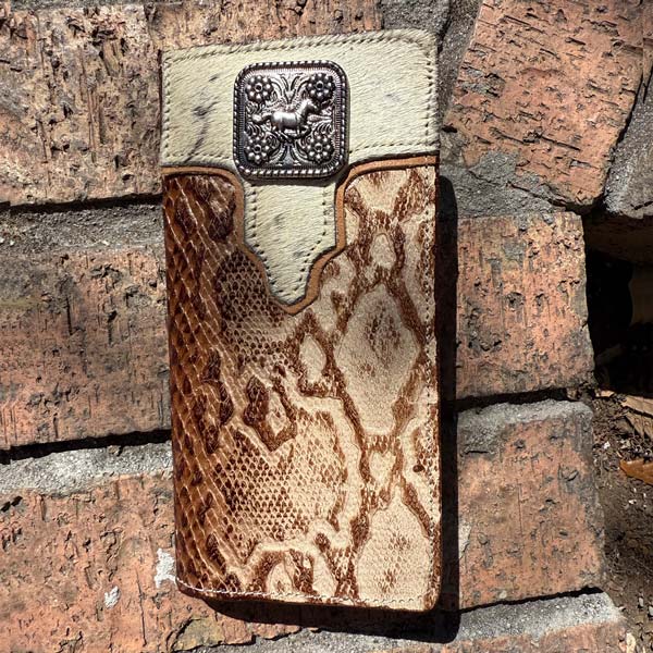 Cartera Larga de Piel