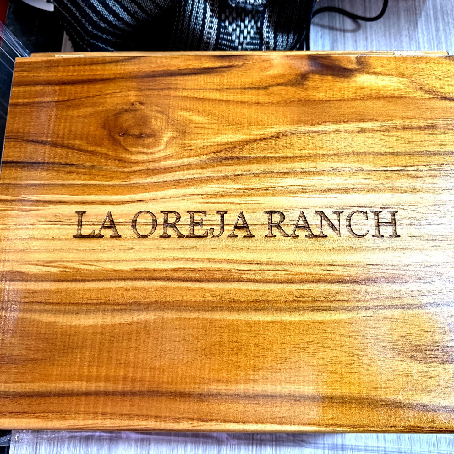 Grillbox "Elegante" de Madera Premium de Teca