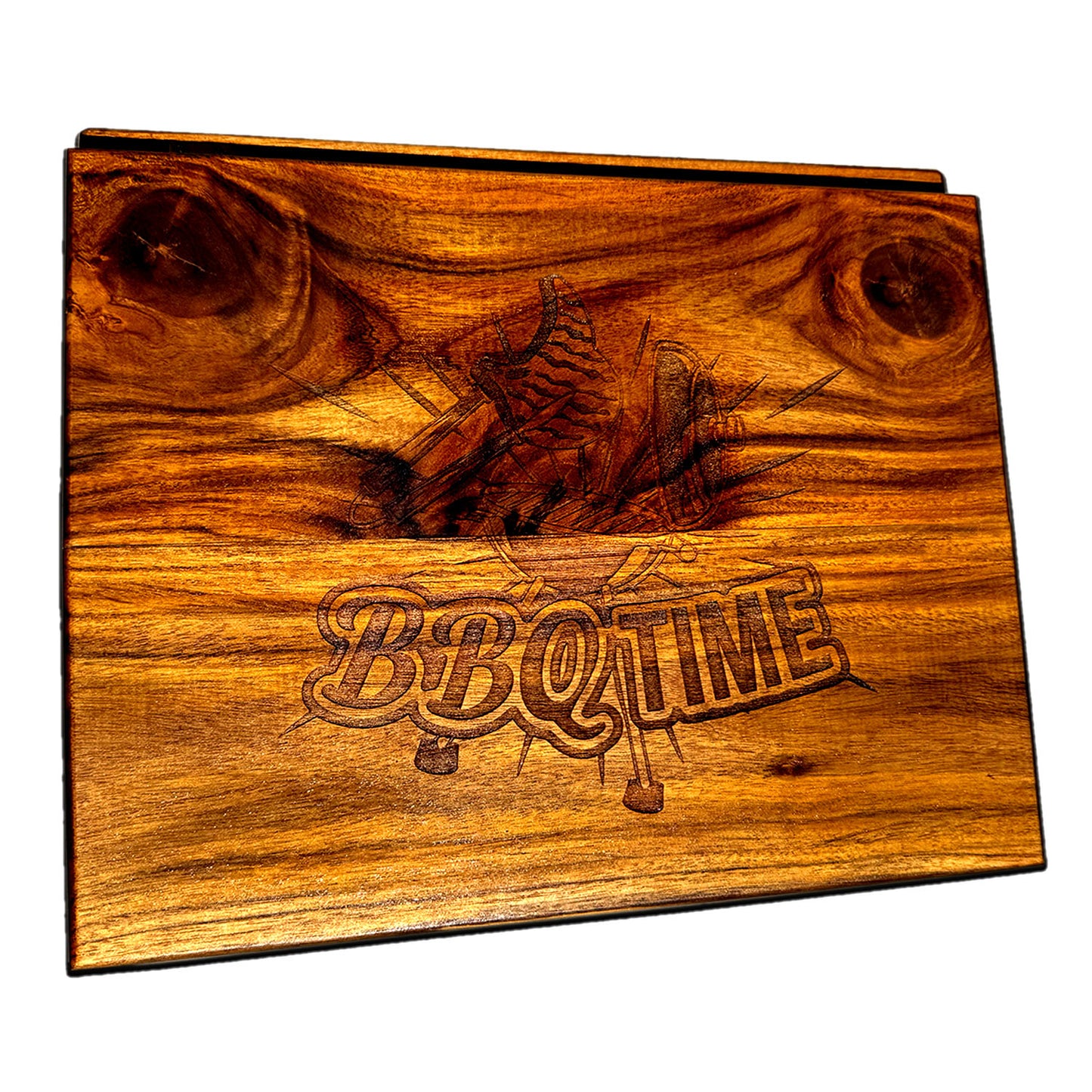 Grillbox "Elegante" de Madera Premium de Teca