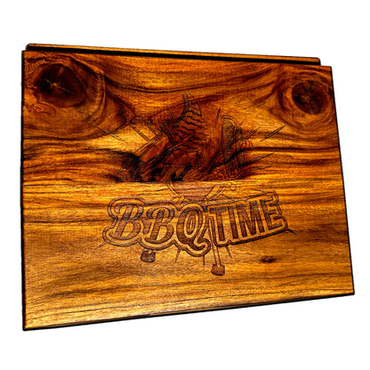 Grillbox "Elegante" de Madera Premium de Teca
