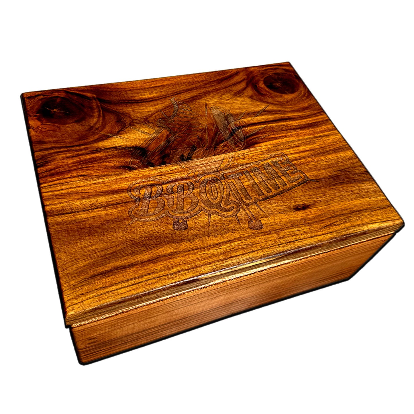 Grillbox "Elegante" de Madera Premium de Teca