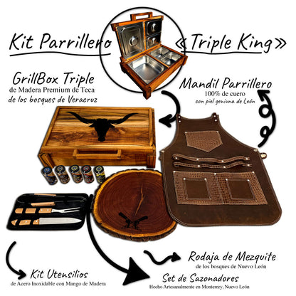Kit Parrillero "Triple King"