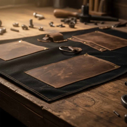 Mandil Parrillero Negro (Mandil de Mezclilla)