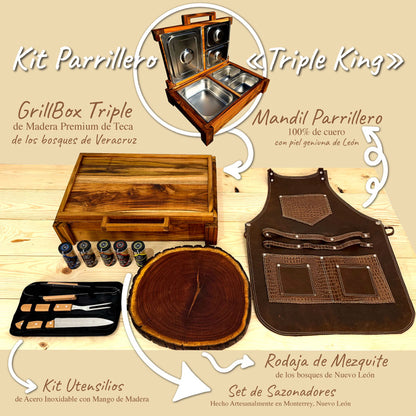 Kit Parrillero "Triple King"